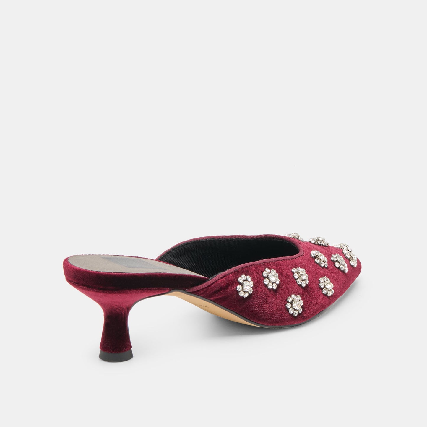 Dolce Vita Clara Bordeaux Velvet Heels