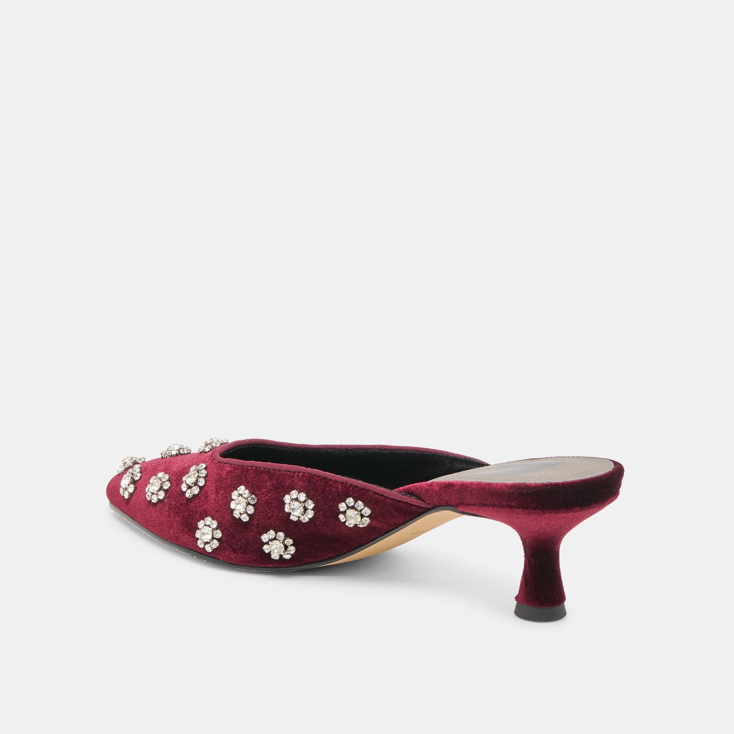 Dolce Vita Clara Bordeaux Velvet Heels