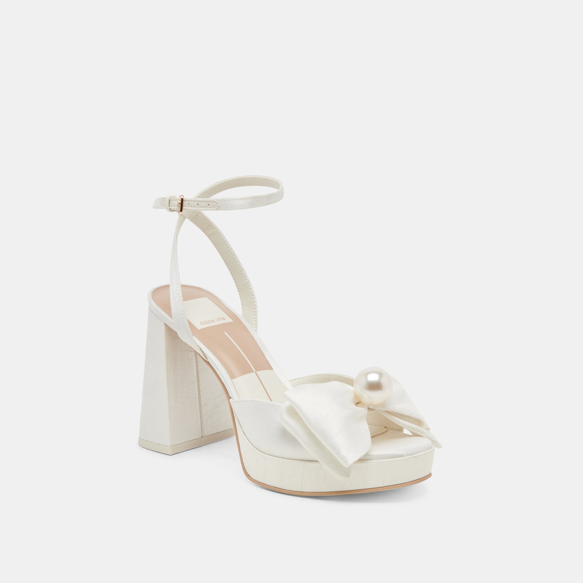 Dolce Vita PATTON HEELS IVORY SATIN