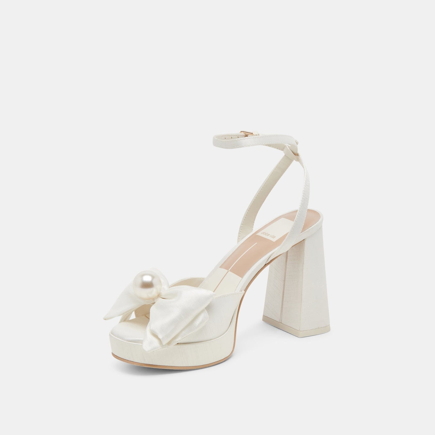 Dolce Vita PATTON HEELS IVORY SATIN