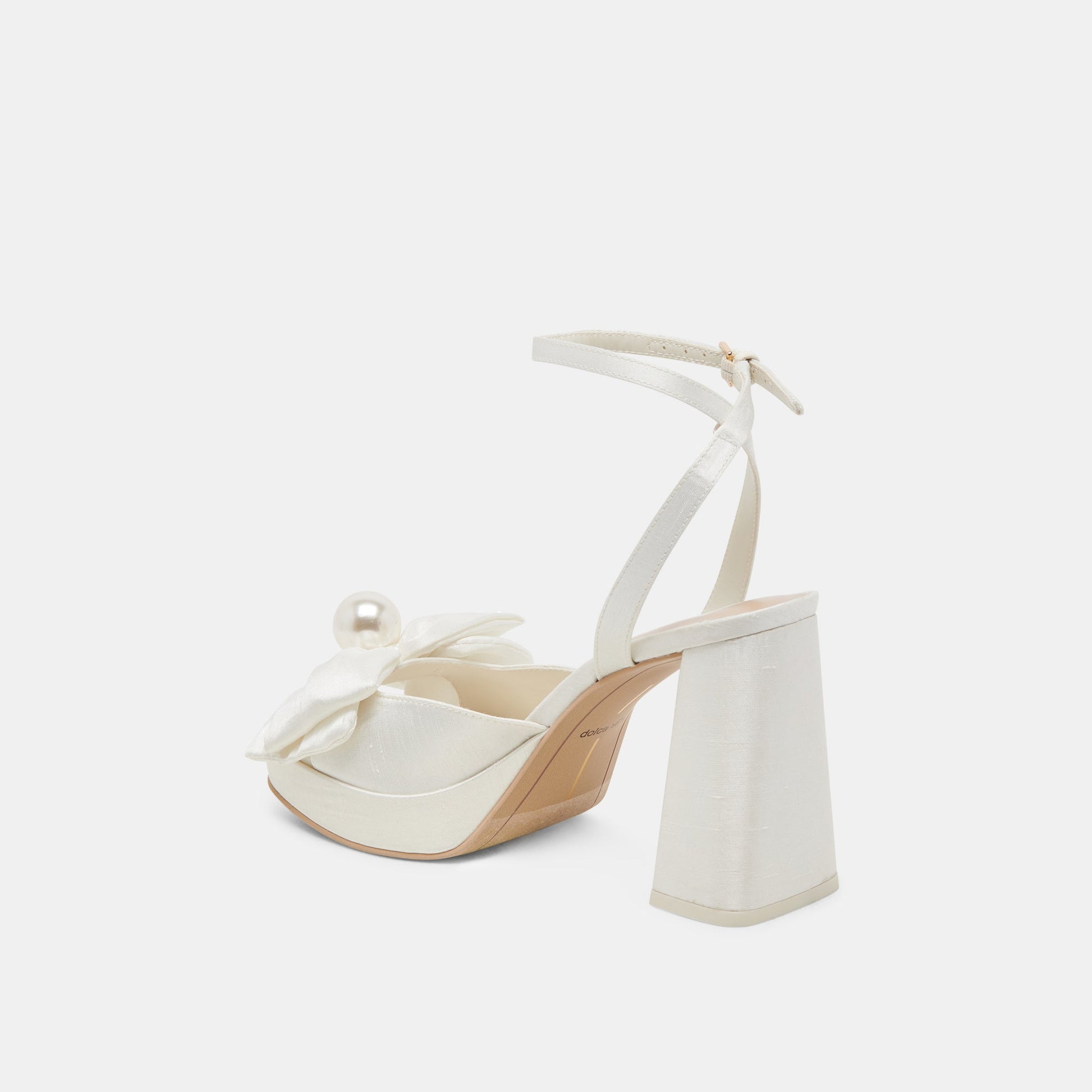 Dolce Vita PATTON HEELS IVORY SATIN