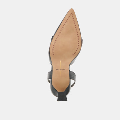 Dolce Vita Malik Midnight Crinkle Patent Heels