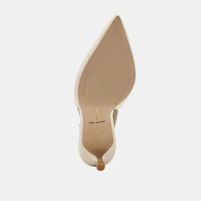 Dolce Vita ALENNA HEELS BONE CRINKLE PATENT