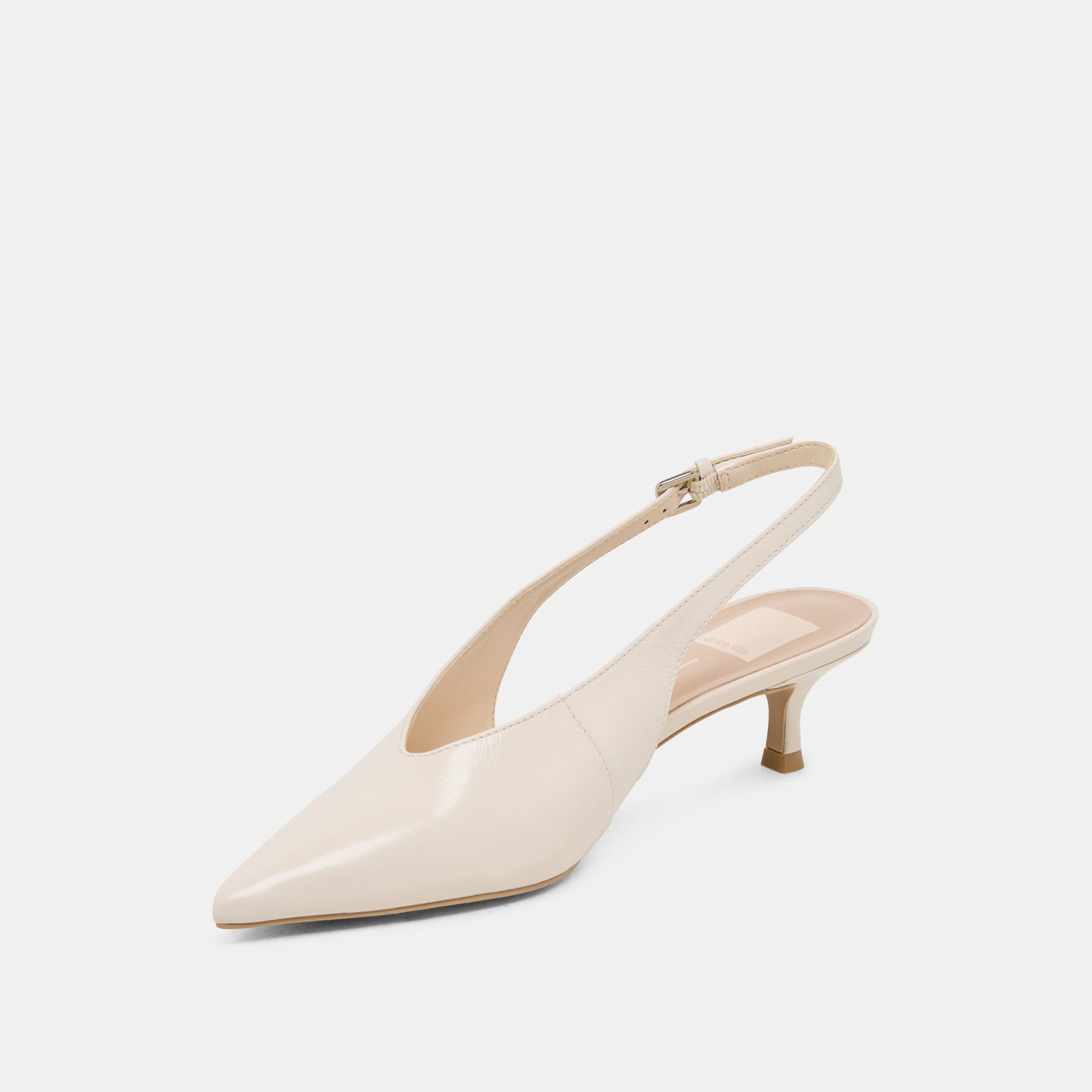 Dolce Vita ALENNA HEELS BONE CRINKLE PATENT