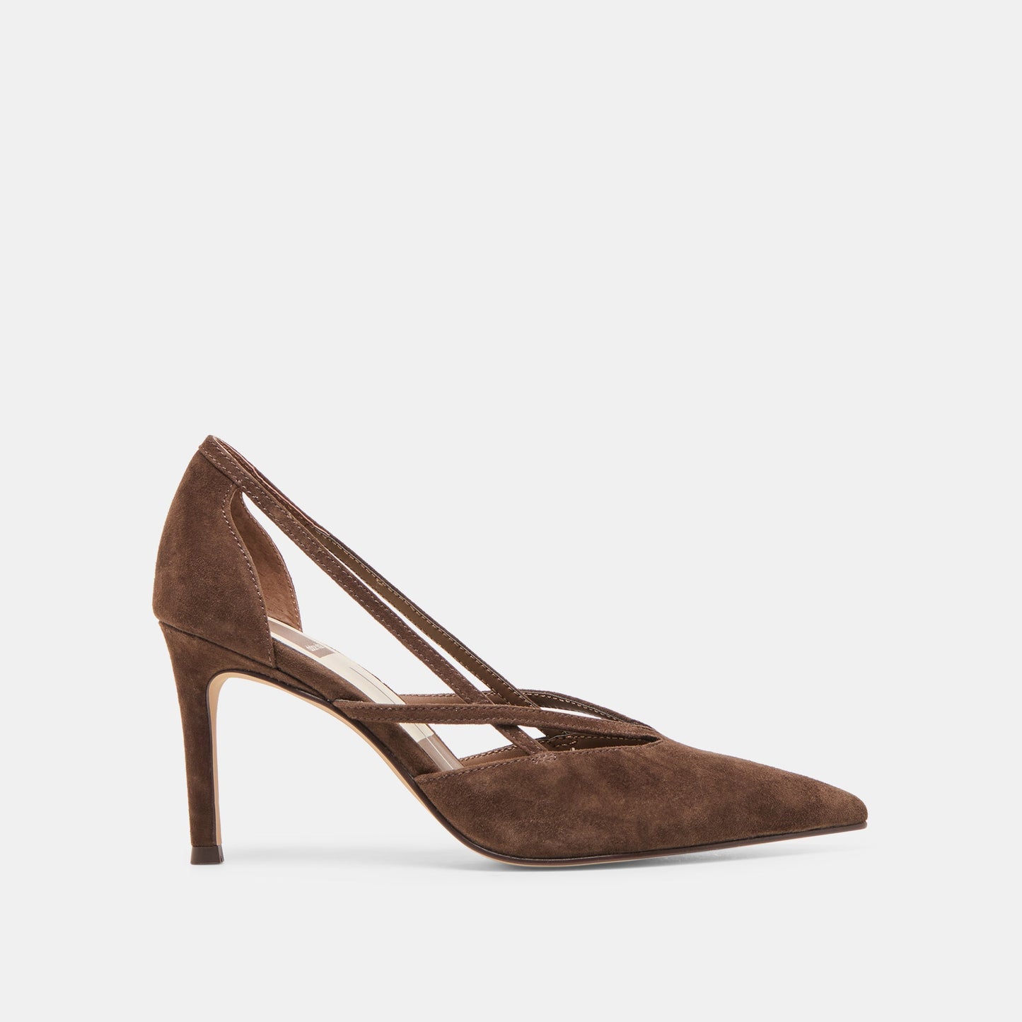 Dolce Vita Kaine Dk Brown Suede Heels
