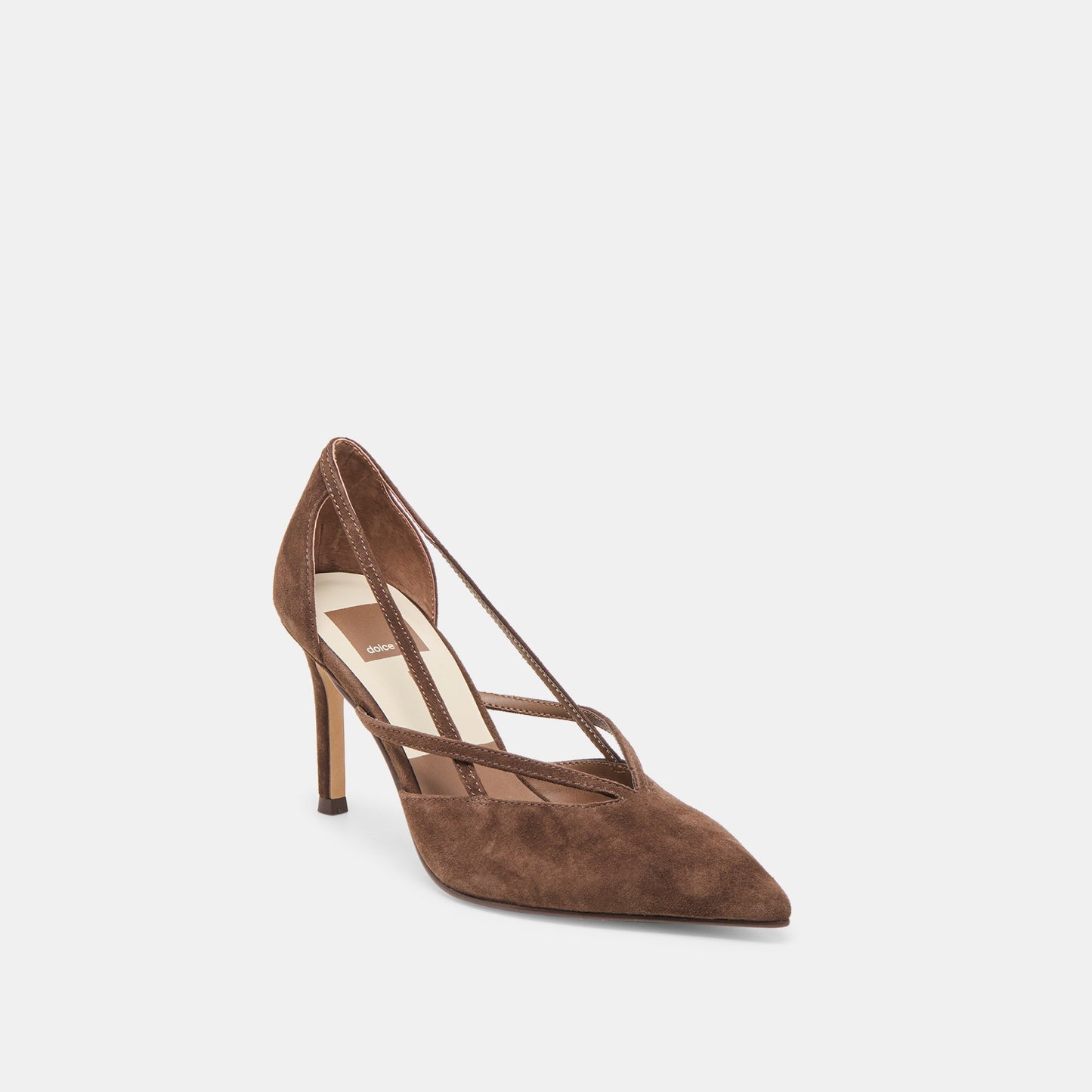 Dolce Vita Kaine Dk Brown Suede Heels