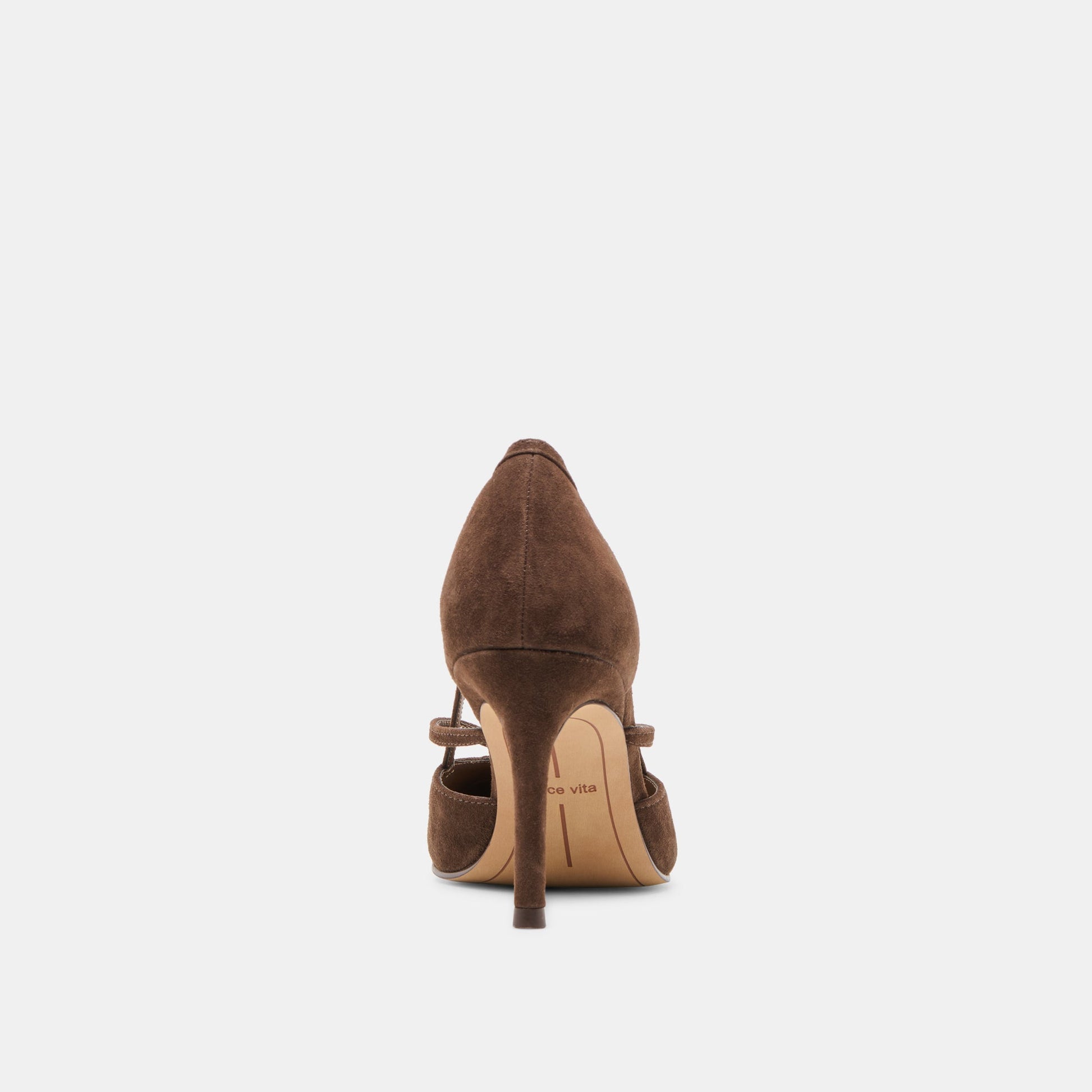 Dolce Vita Kaine Dk Brown Suede Heels