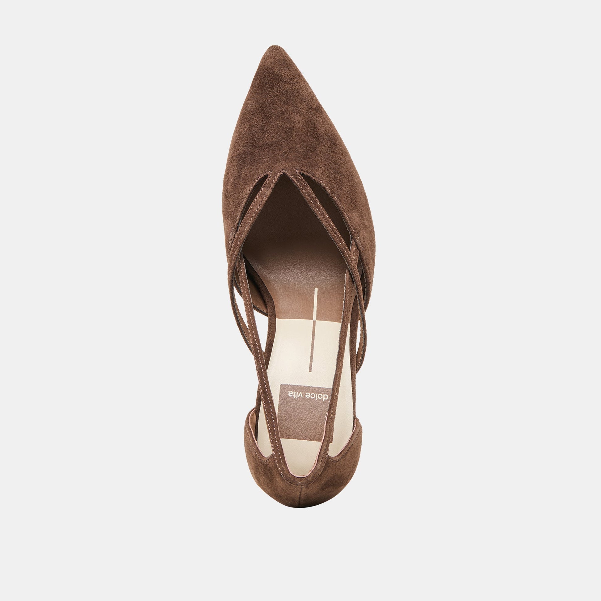 Dolce Vita Kaine Dk Brown Suede Heels