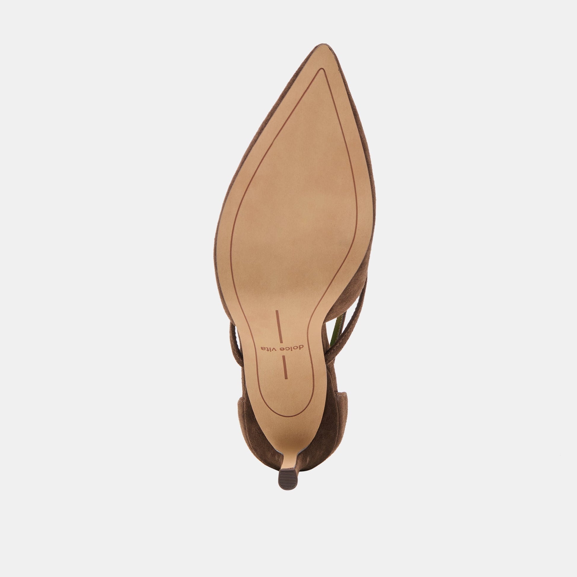 Dolce Vita Kaine Dk Brown Suede Heels