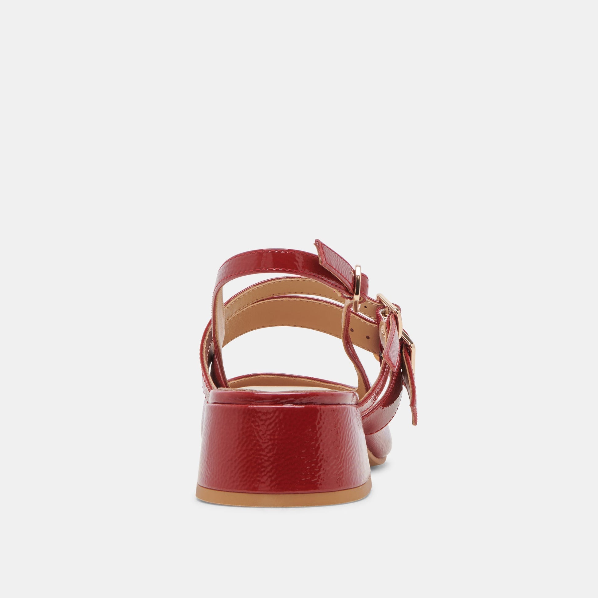 Dolce Vita PATZY HEELS CRIMSON CRINKLE PATENT LEATHER