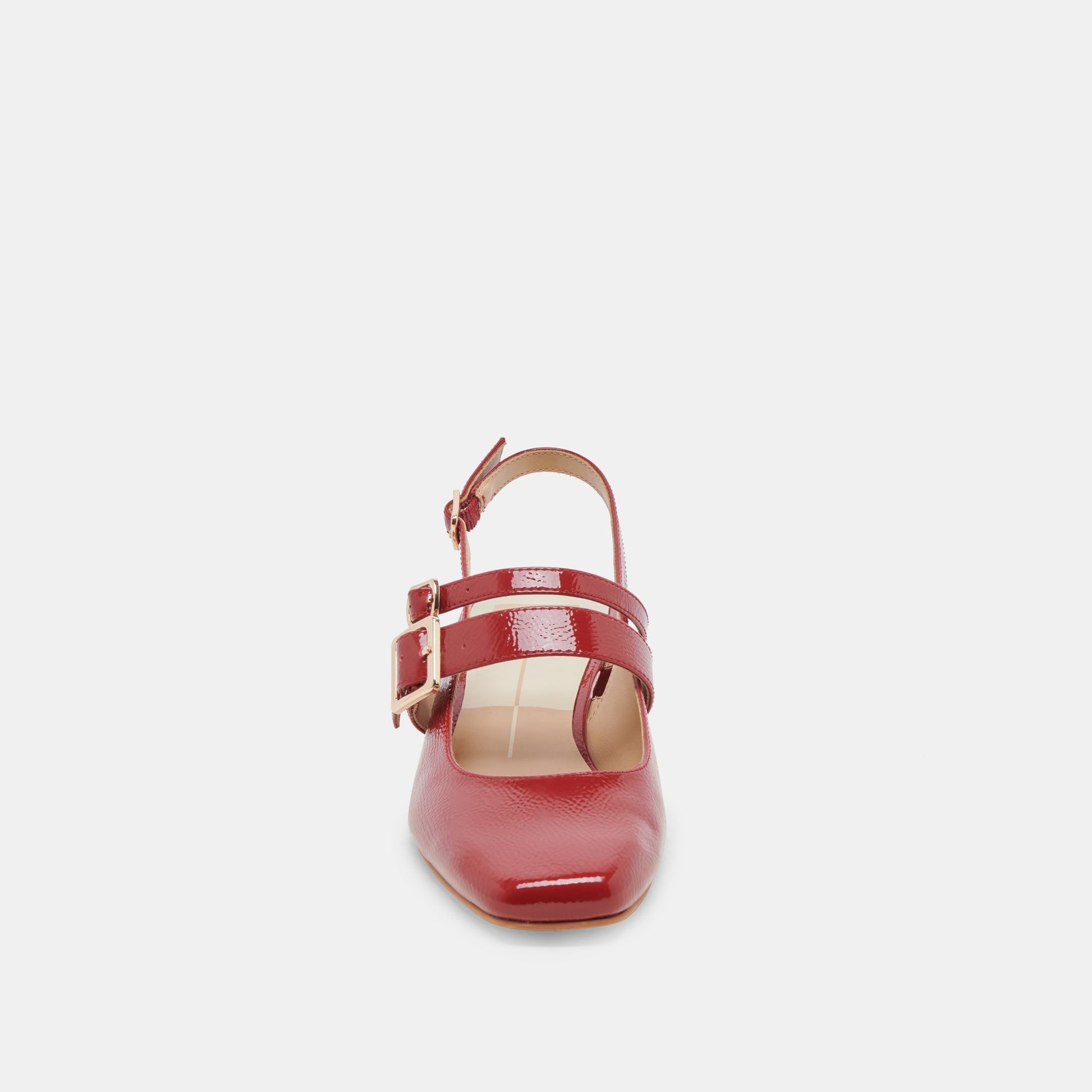 Dolce Vita PATZY HEELS CRIMSON CRINKLE PATENT LEATHER