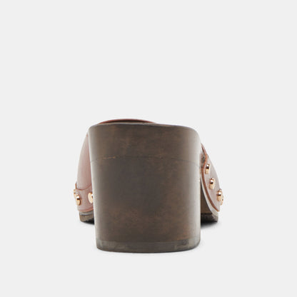 Dolce Vita CAMYN HEELS BROWN LEATHER