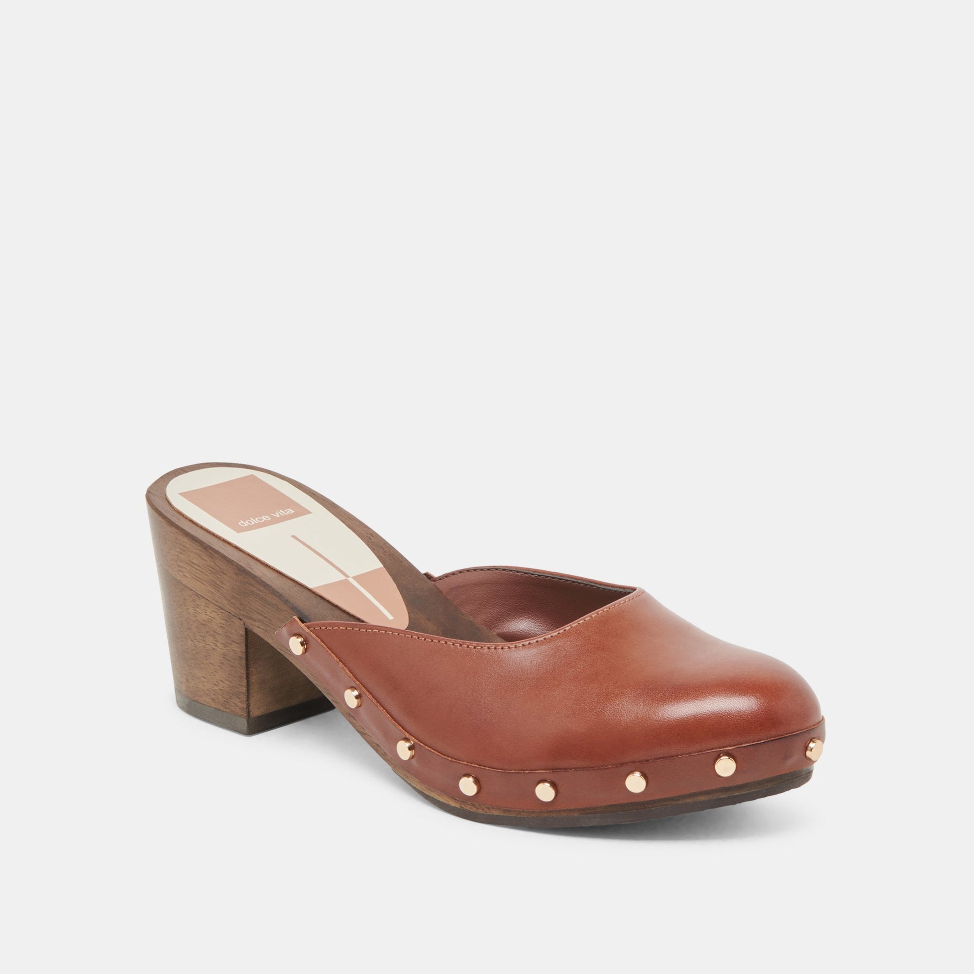Dolce Vita CAMYN HEELS BROWN LEATHER