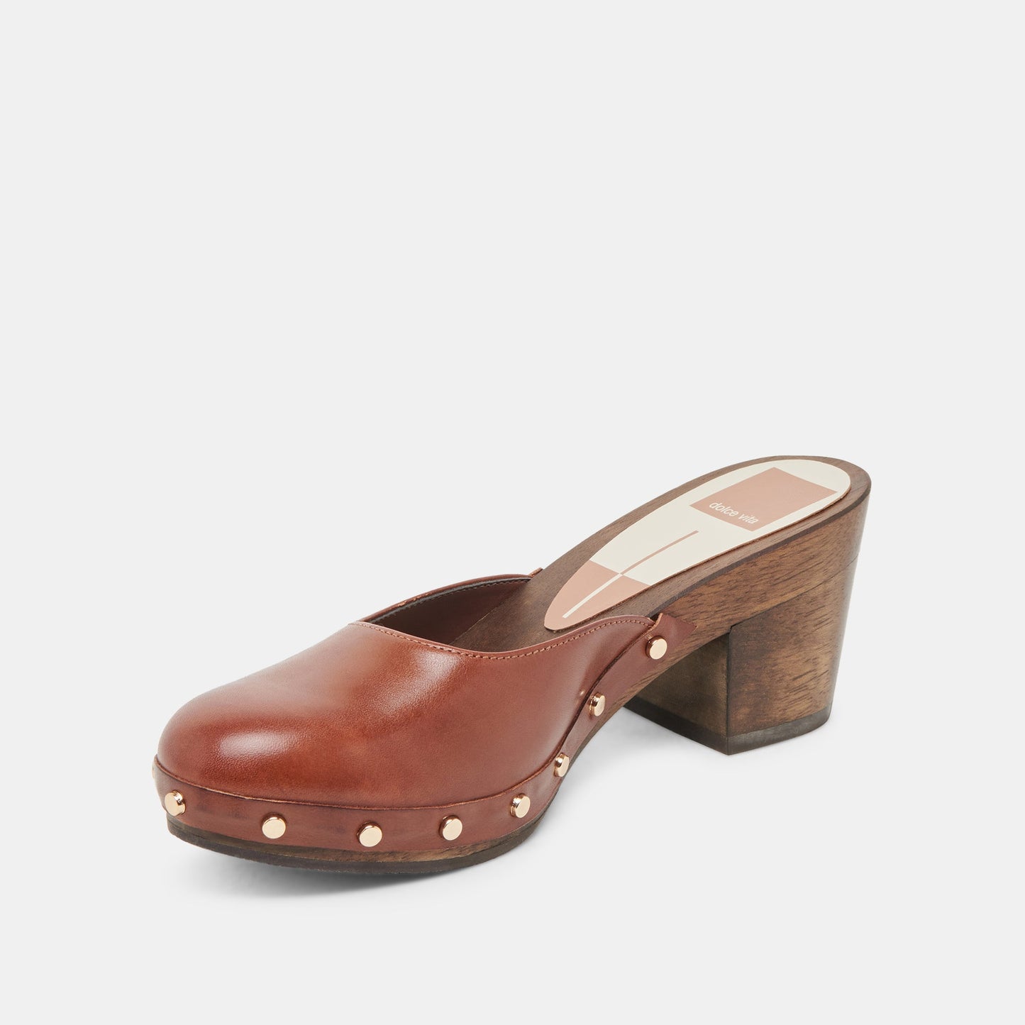 Dolce Vita CAMYN HEELS BROWN LEATHER
