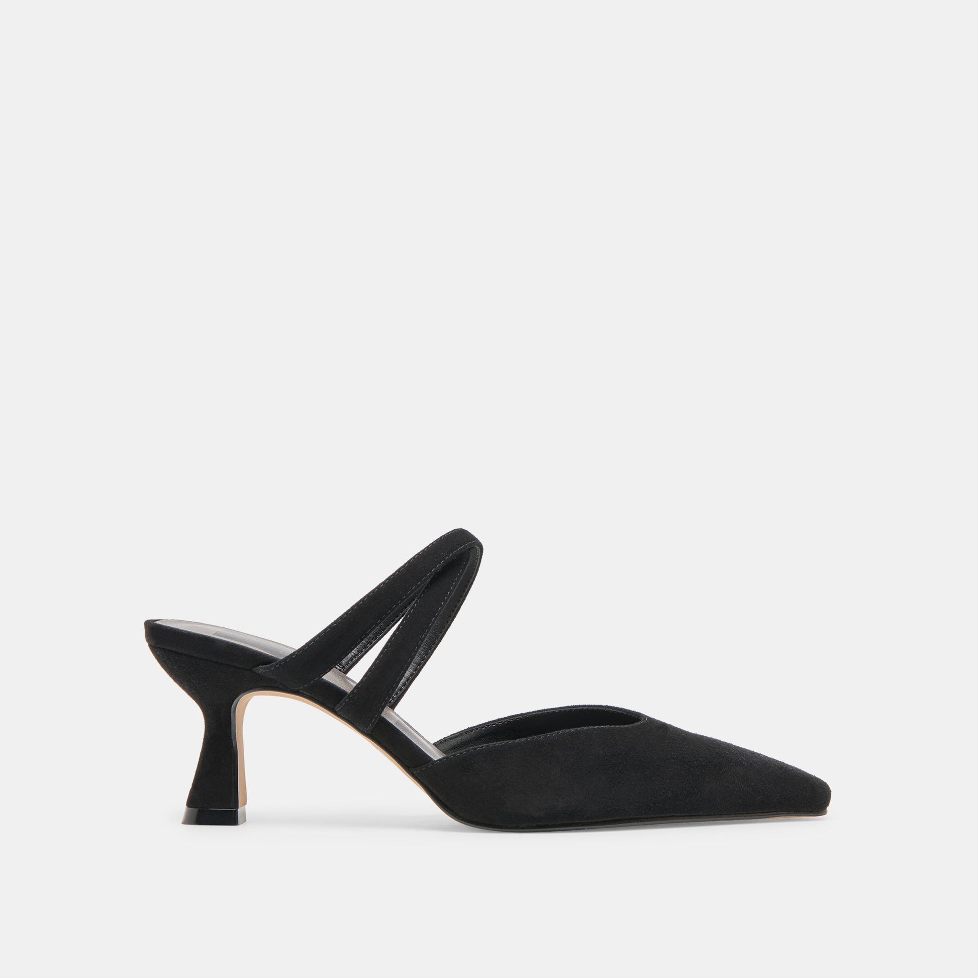 Dolce Vita Linore Onyx Suede Heels
