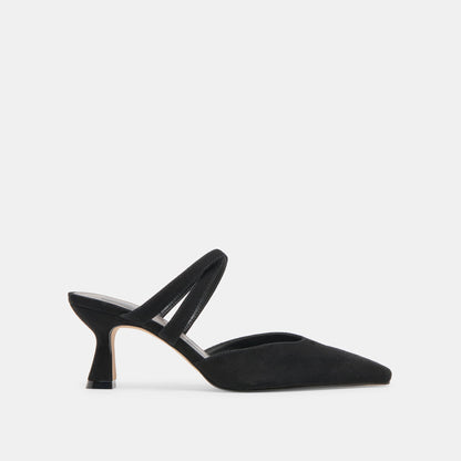 Dolce Vita Linore Onyx Suede Heels