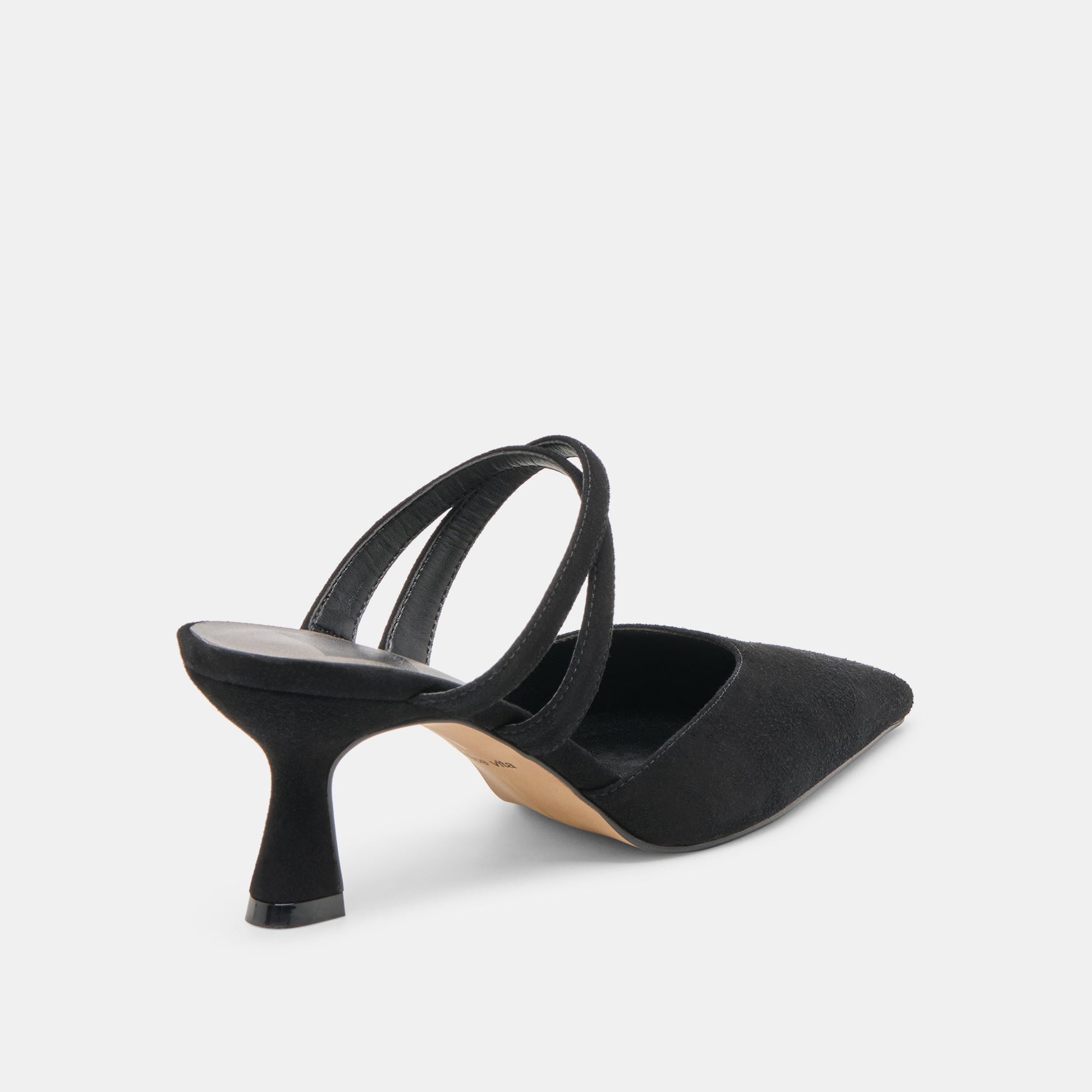 Dolce Vita Linore Onyx Suede Heels