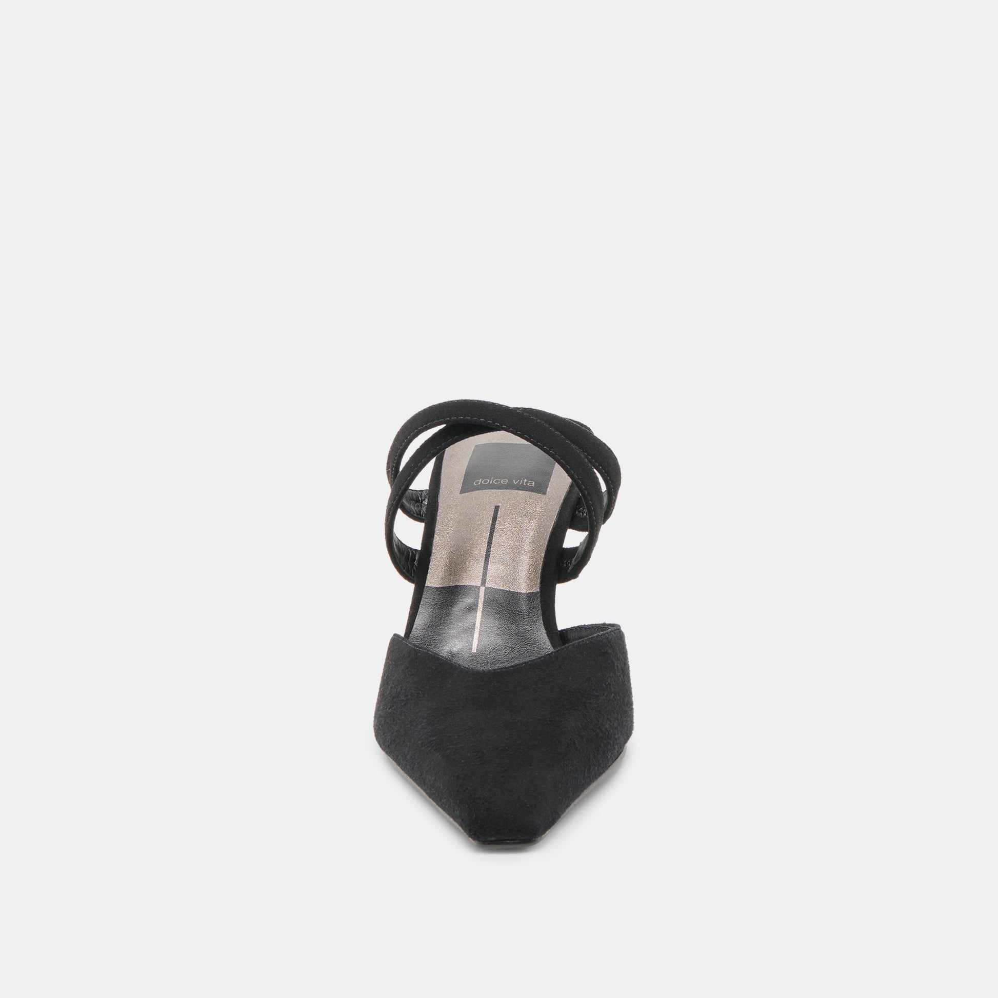Dolce Vita Linore Onyx Suede Heels
