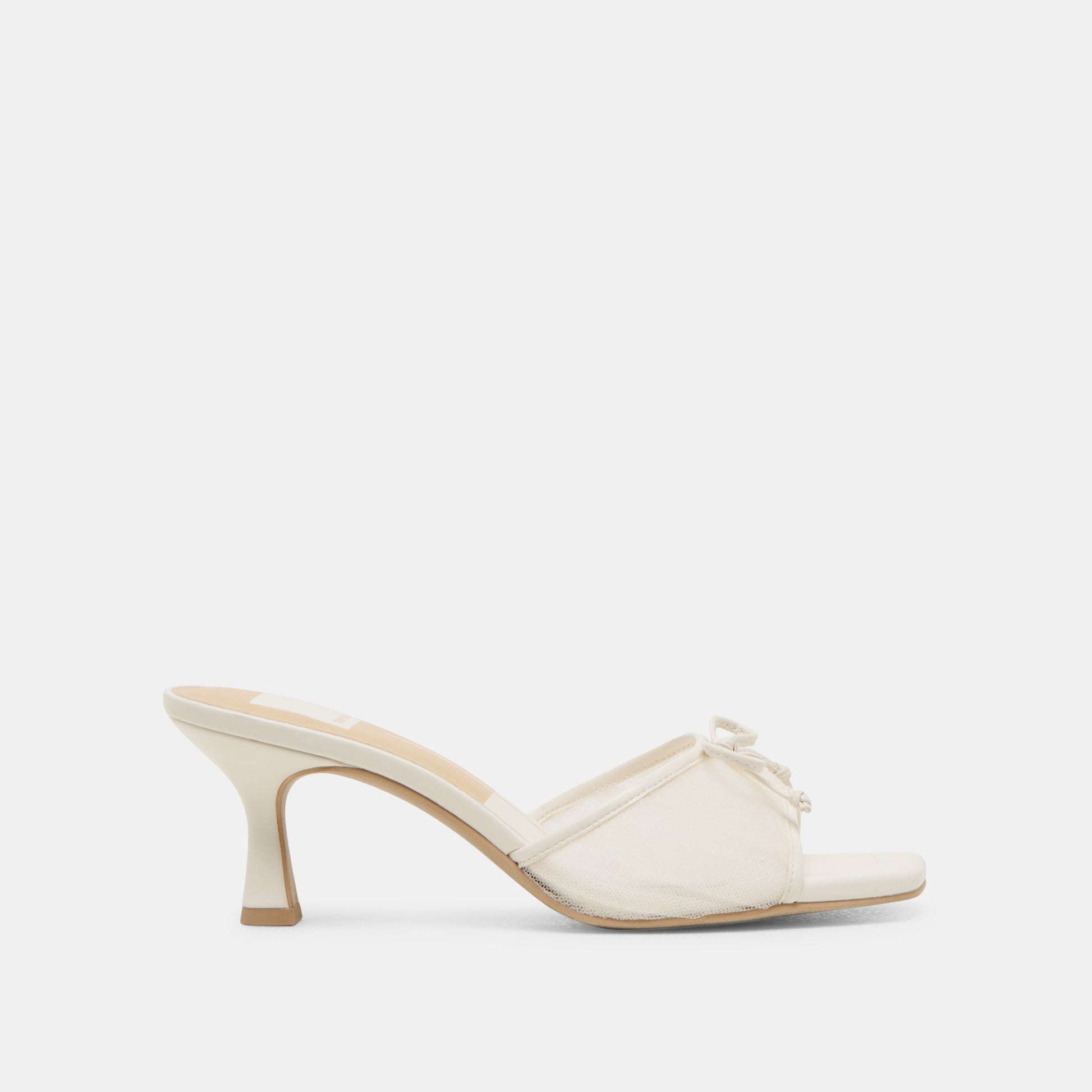 Dolce Vita Galen White Tulle Heels