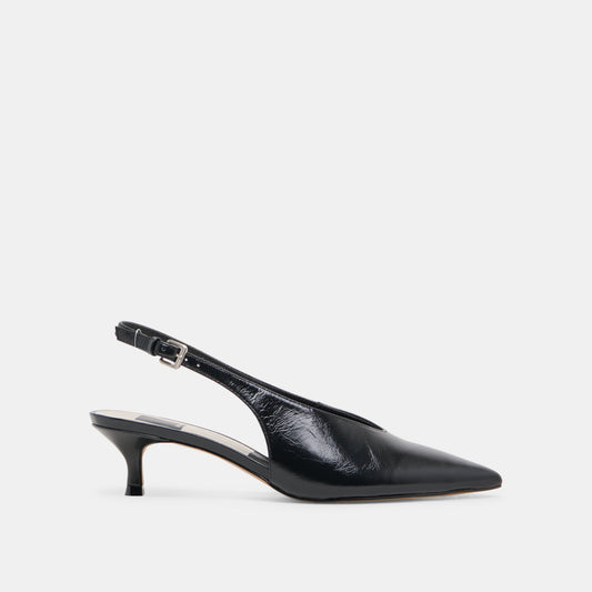 Dolce Vita ALENNA HEELS MIDNIGHT CRINKLE PATENT