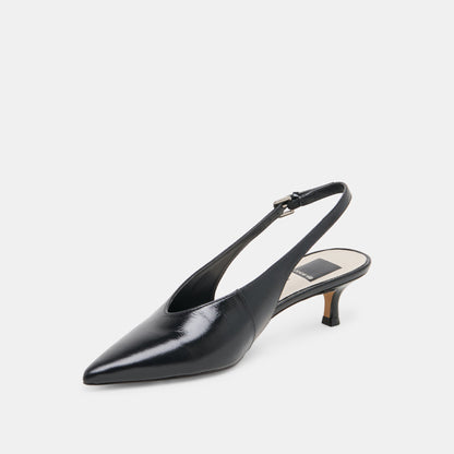 Dolce Vita ALENNA HEELS MIDNIGHT CRINKLE PATENT