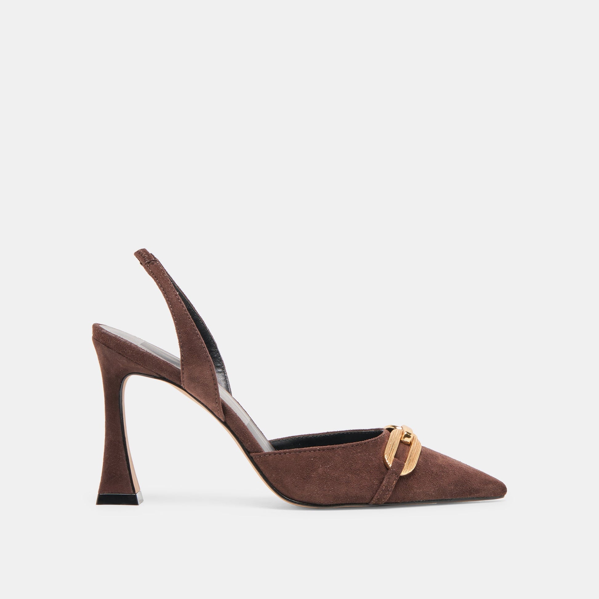 Dolce Vita Malik Mahogany Nubuck Heels