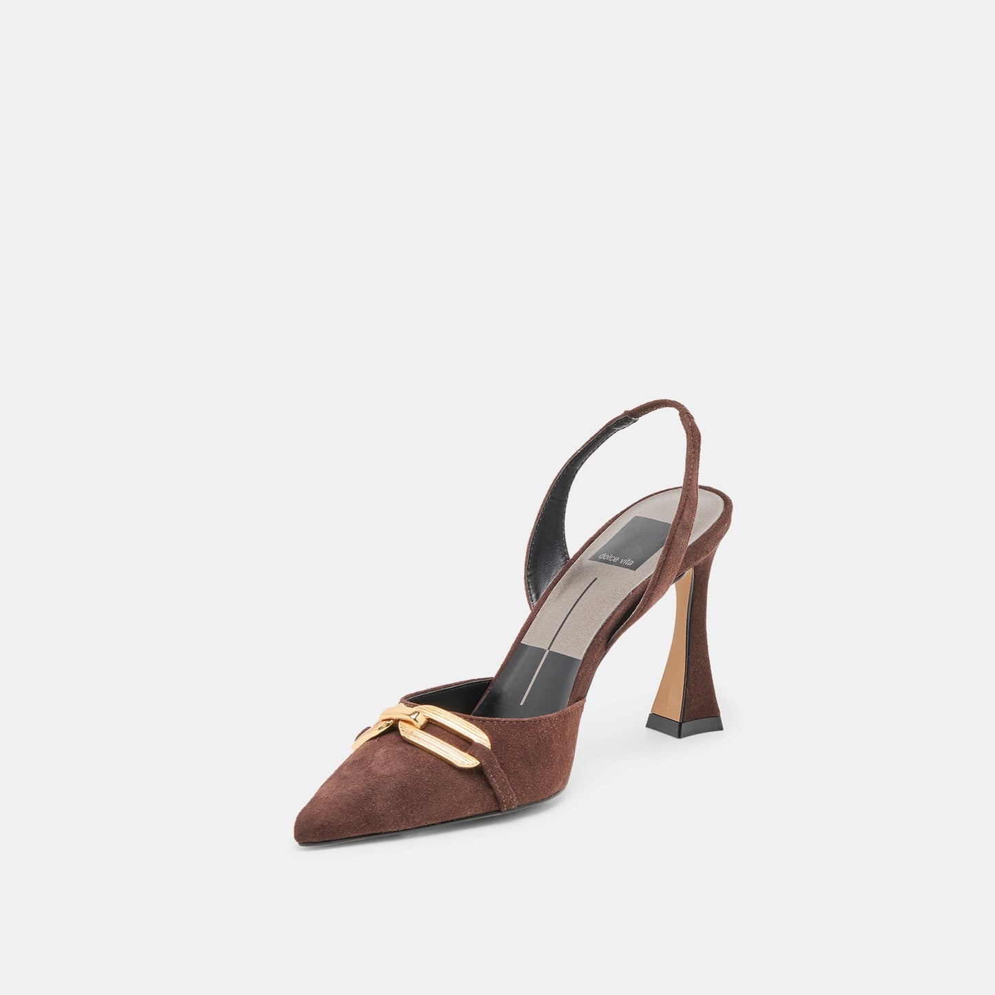 Dolce Vita Malik Mahogany Nubuck Heels