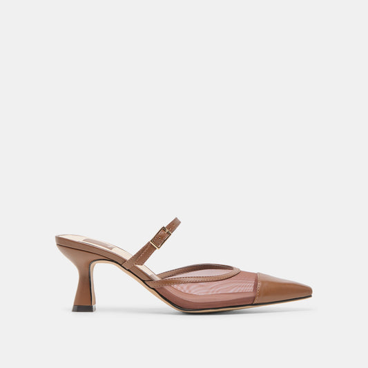 Dolce Vita Loyd Espresso Mesh Heels