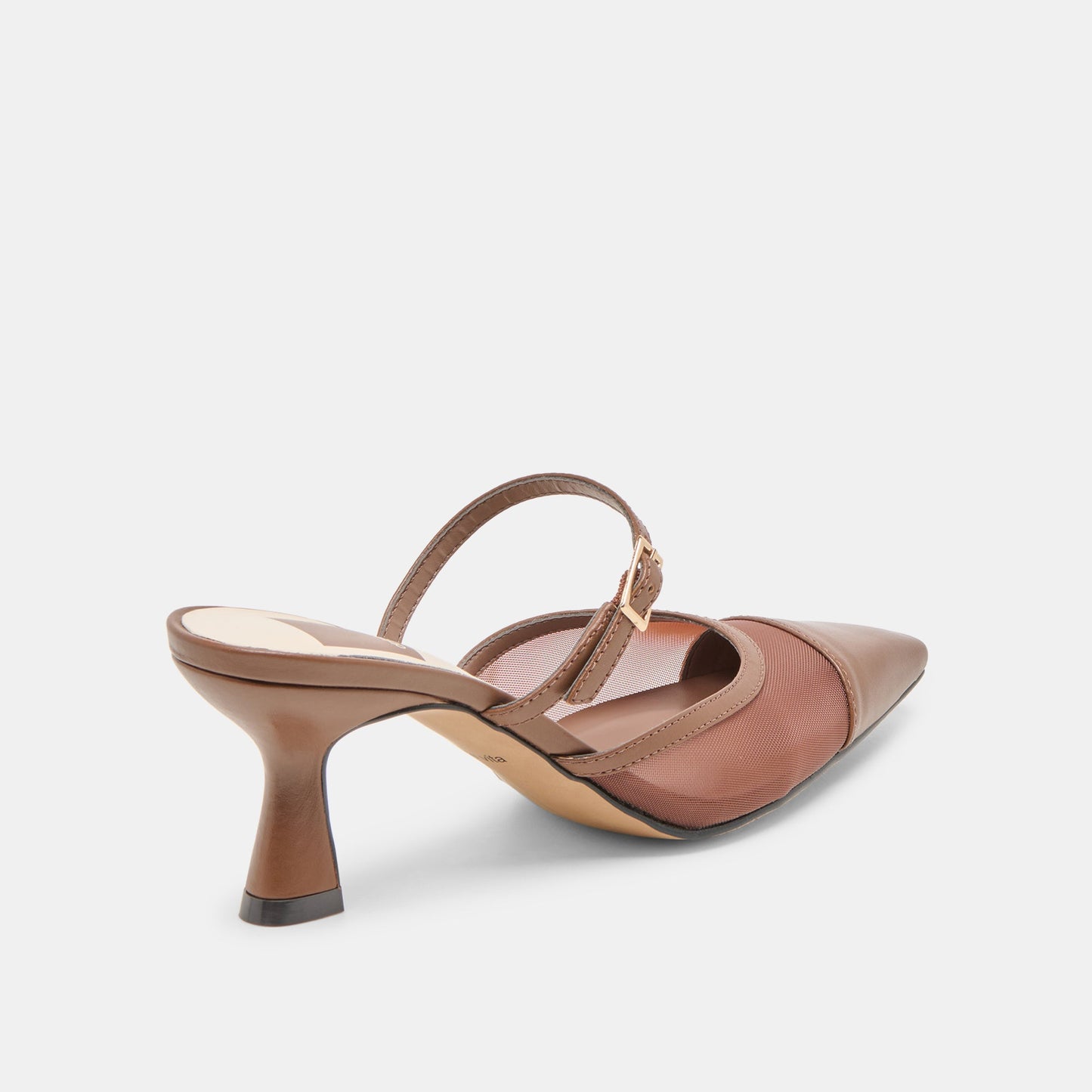 Dolce Vita Loyd Espresso Mesh Heels