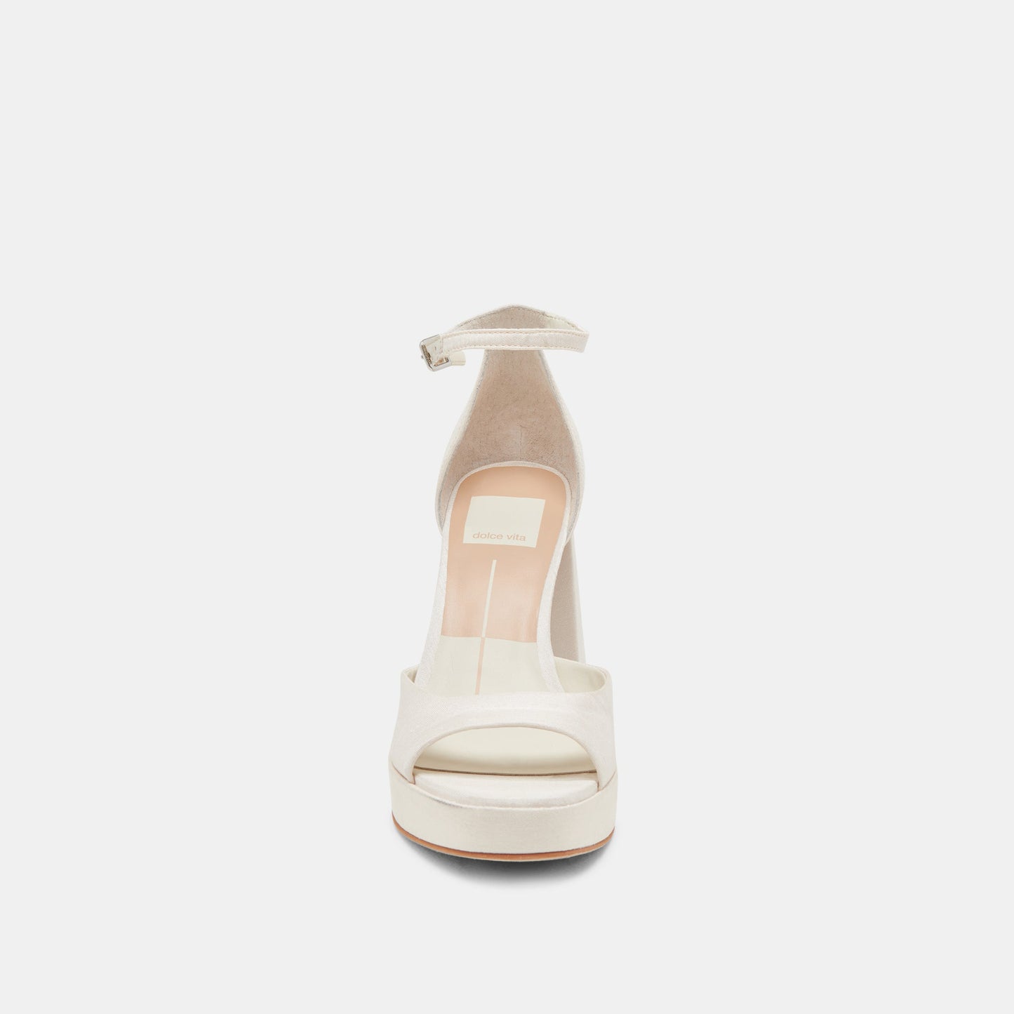Dolce Vita PANDRO WIDE HEELS WHITE SATIN