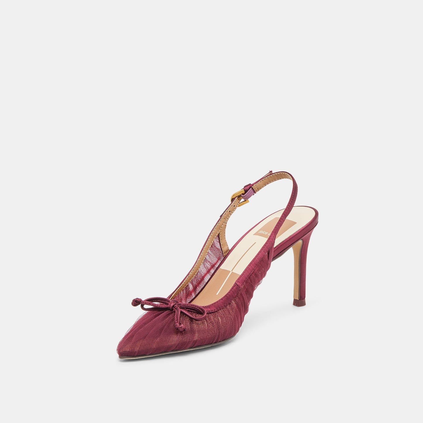Dolce Vita Yela Cranberry Tulle Heels