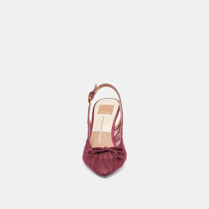 Dolce Vita Yela Cranberry Tulle Heels