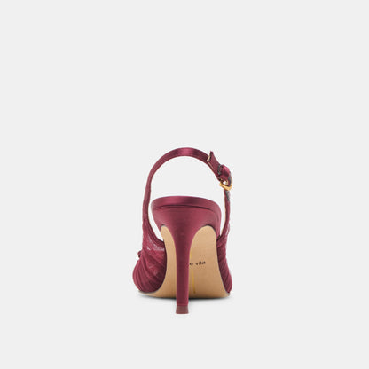 Dolce Vita Yela Cranberry Tulle Heels