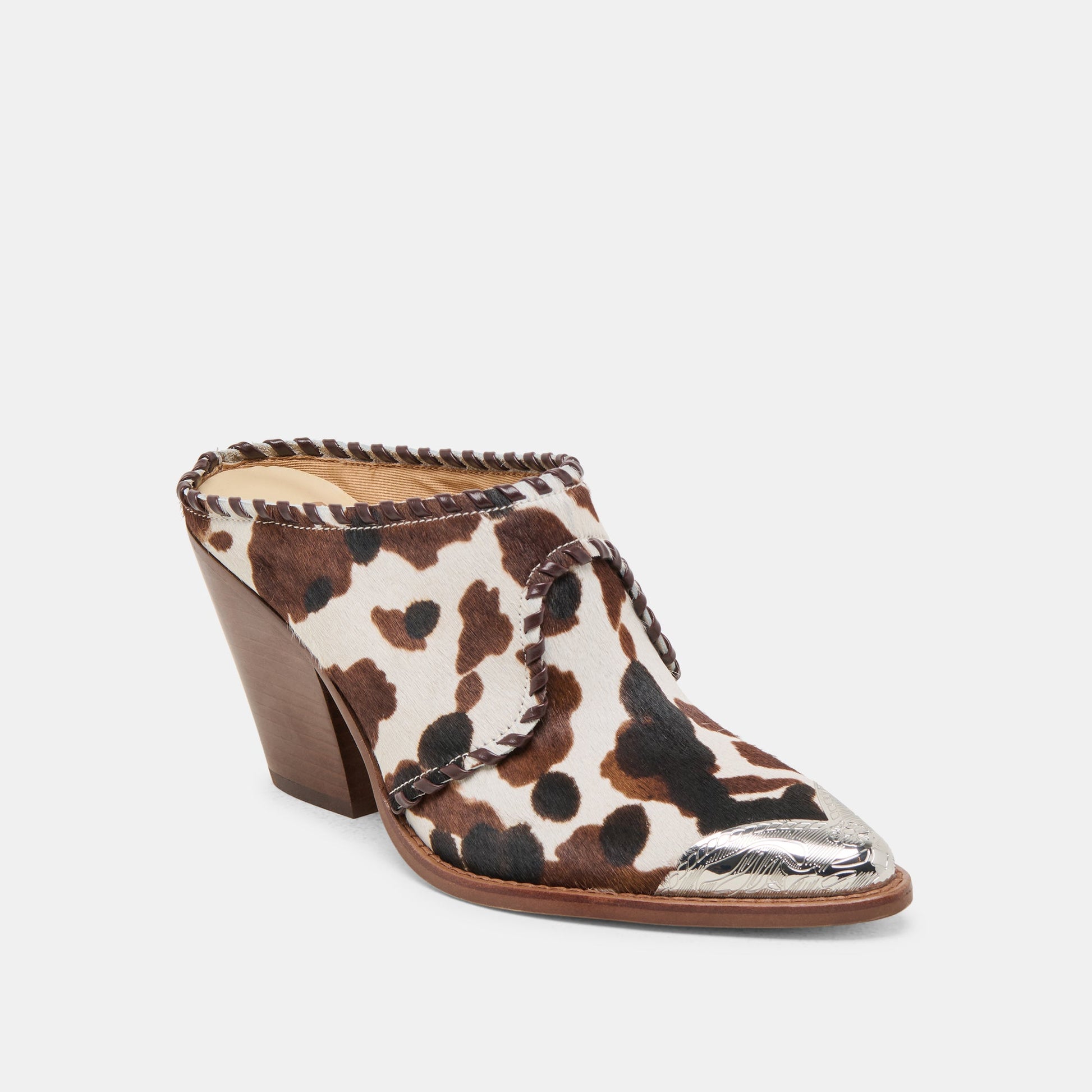 Dolce Vita Jolyn Cocoa Taurus Calf Hair Heels