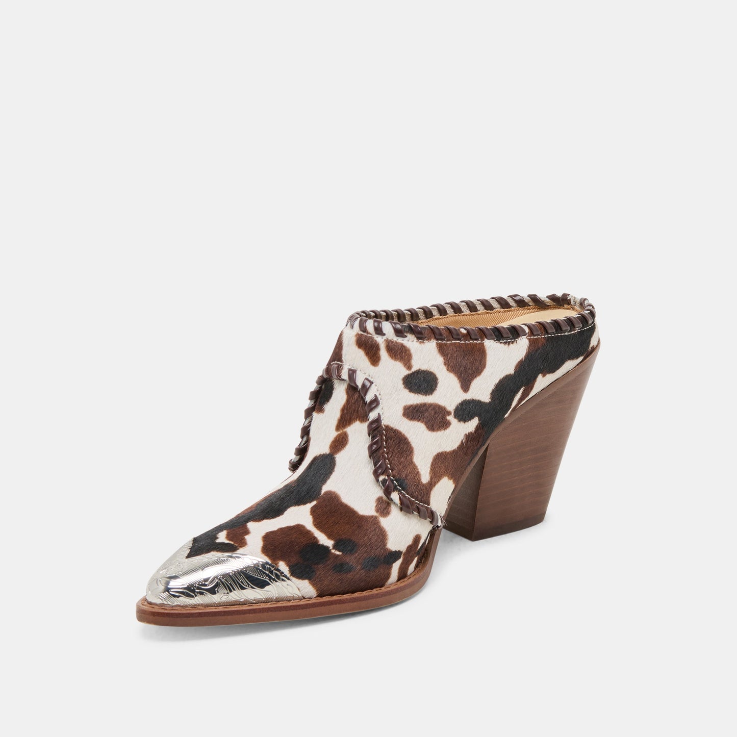 Dolce Vita Jolyn Cocoa Taurus Calf Hair Heels