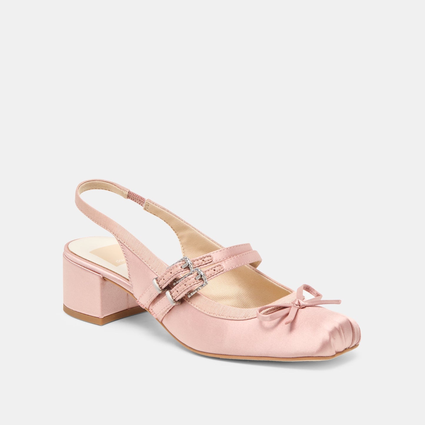 Dolce Vita Loris Blush Satin Heels
