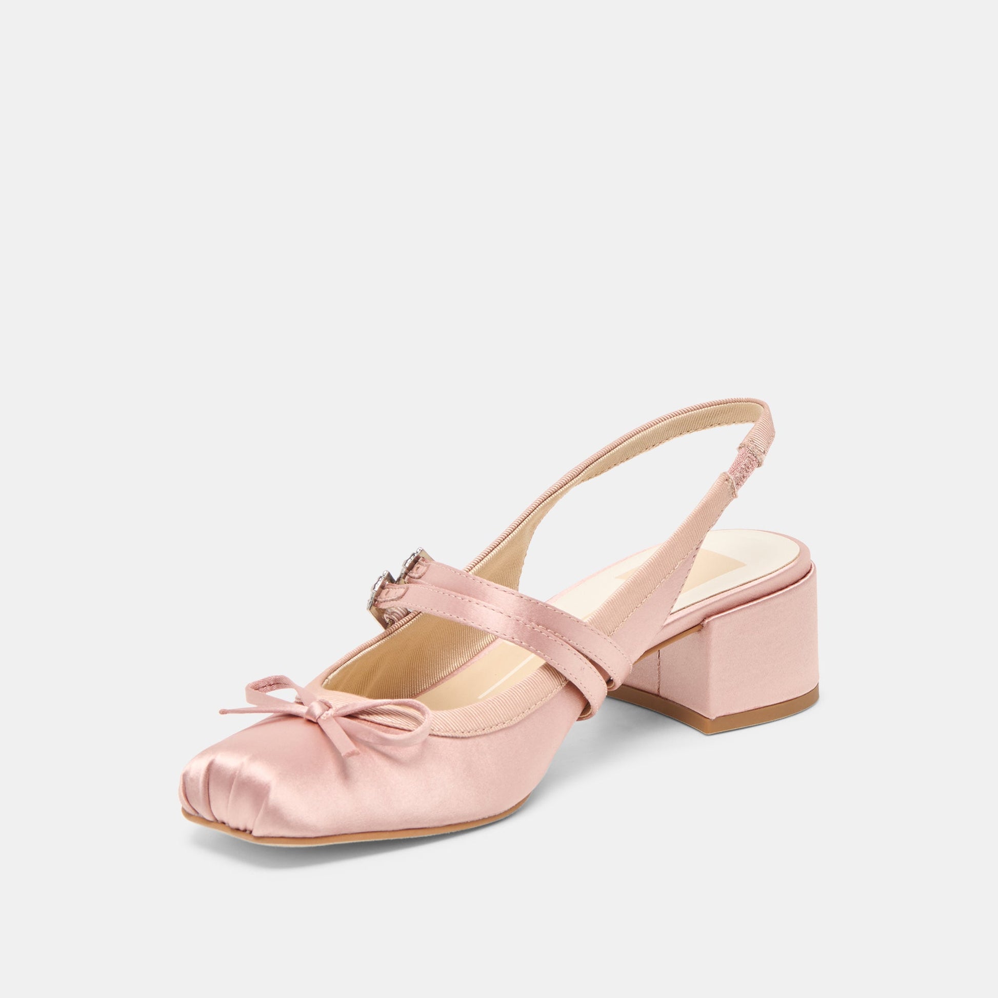 Dolce Vita Loris Blush Satin Heels