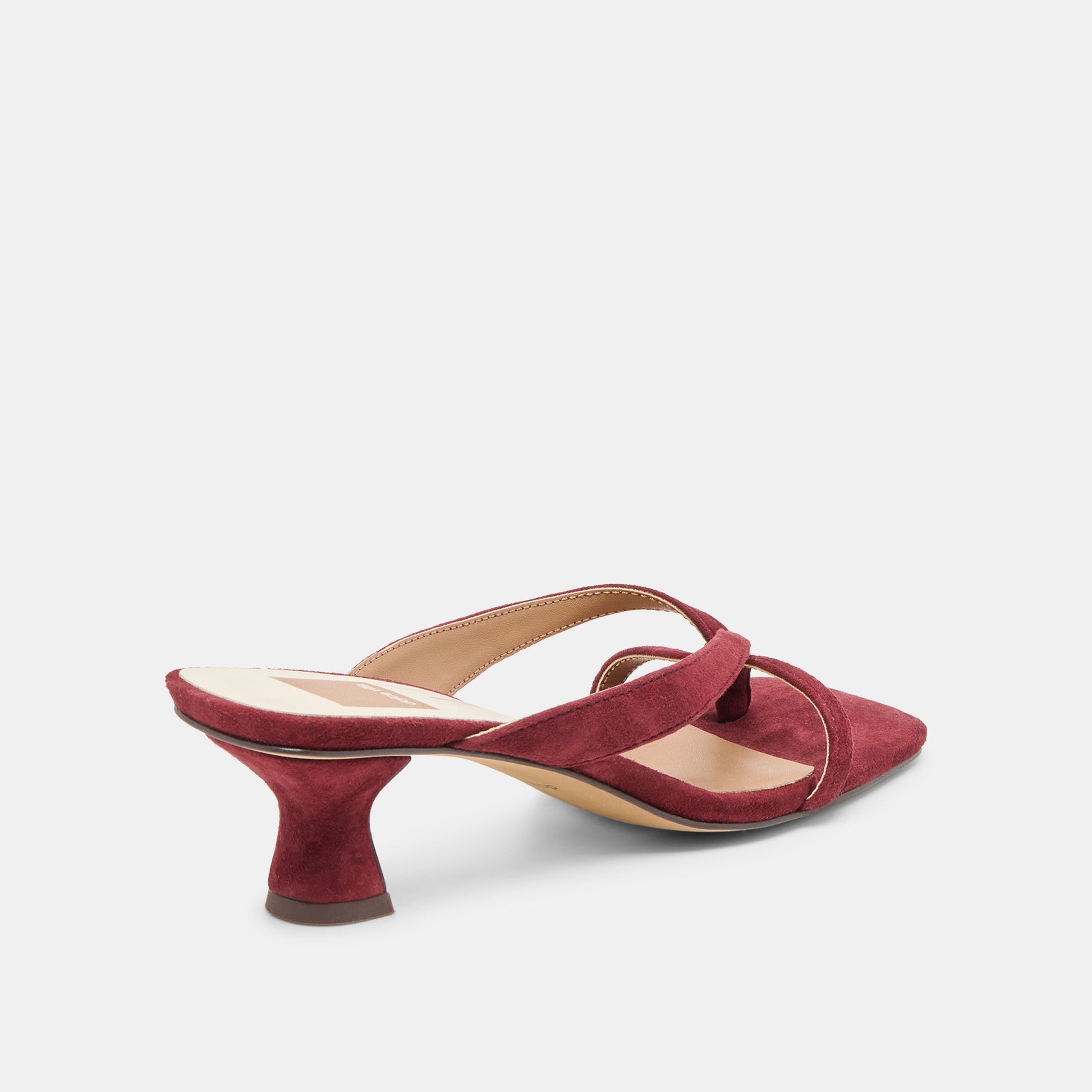 Dolce Vita Brevel Oxblood Suede Heels