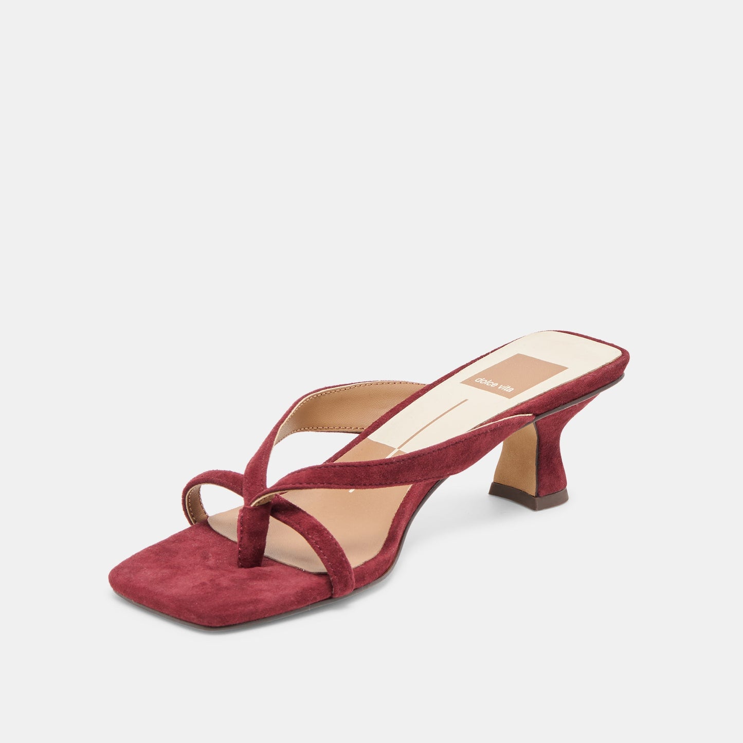 Dolce Vita Brevel Oxblood Suede Heels