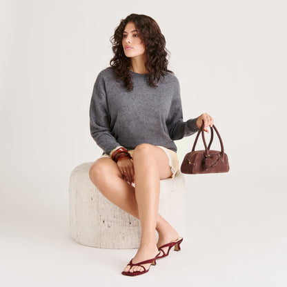 Dolce Vita Brevel Oxblood Suede Heels