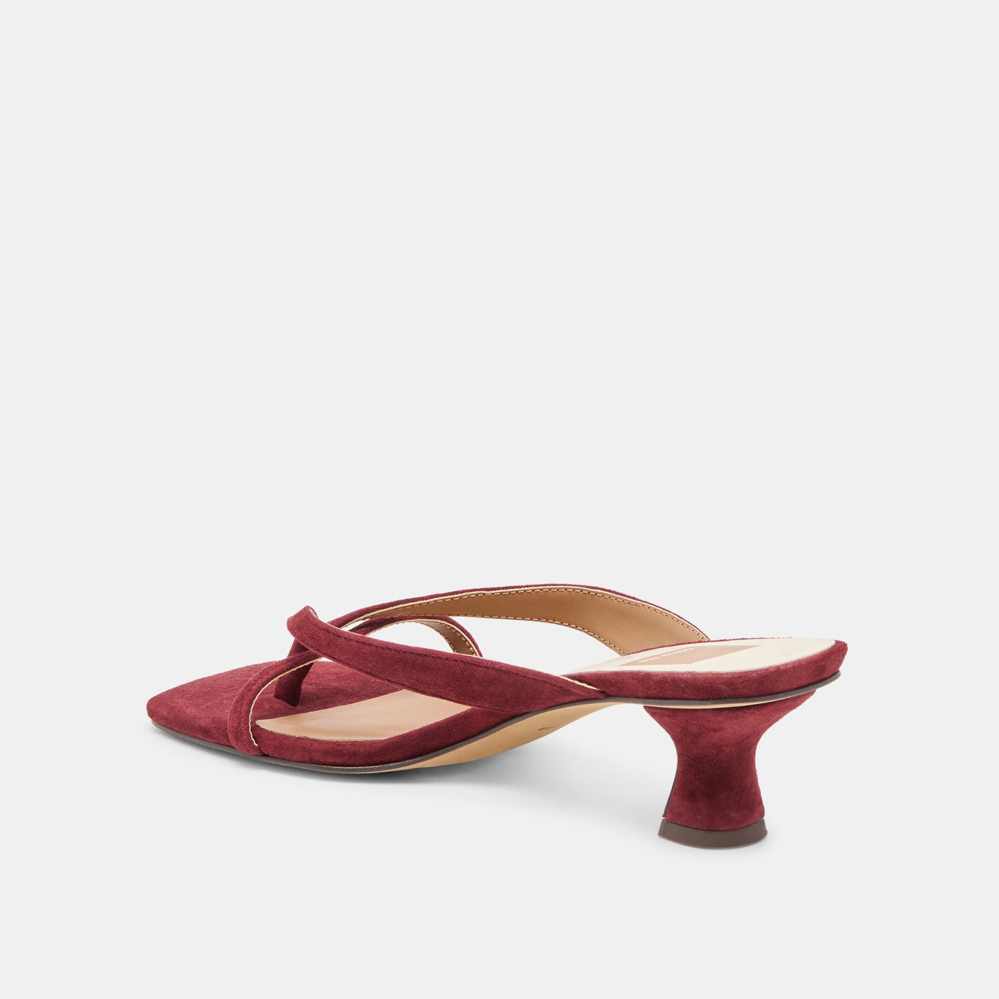 Dolce Vita Brevel Oxblood Suede Heels