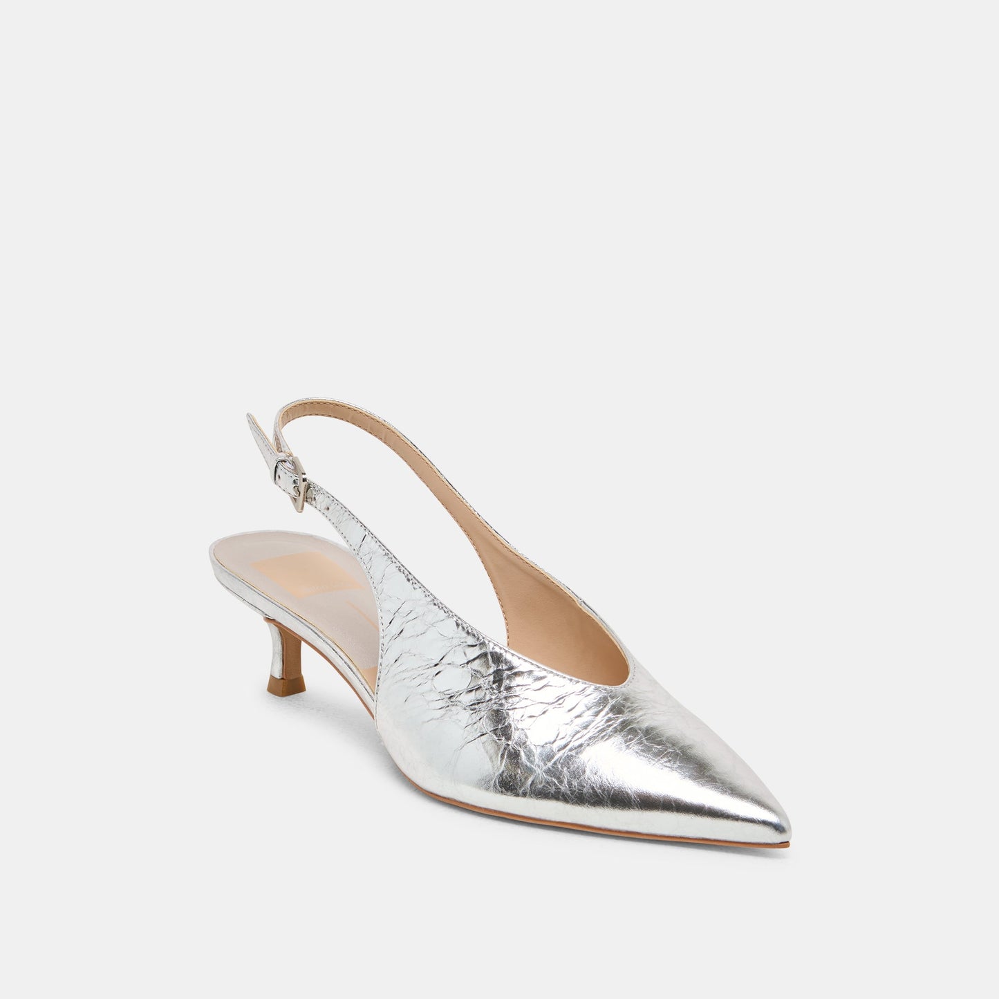 Dolce Vita ALENNA HEELS SILVER DISTRESSED LEATHER
