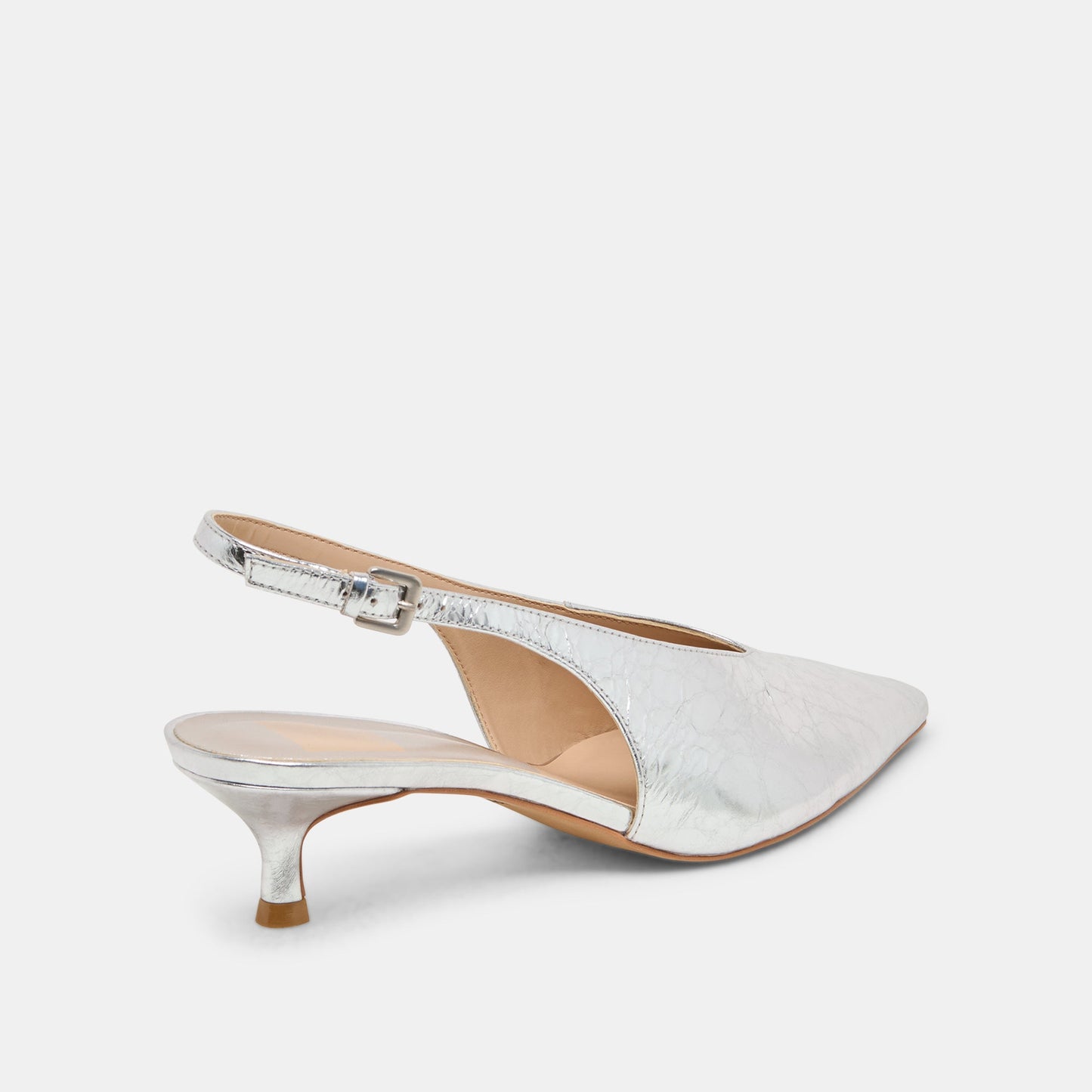 Dolce Vita ALENNA HEELS SILVER DISTRESSED LEATHER