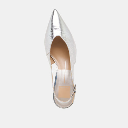 Dolce Vita ALENNA HEELS SILVER DISTRESSED LEATHER