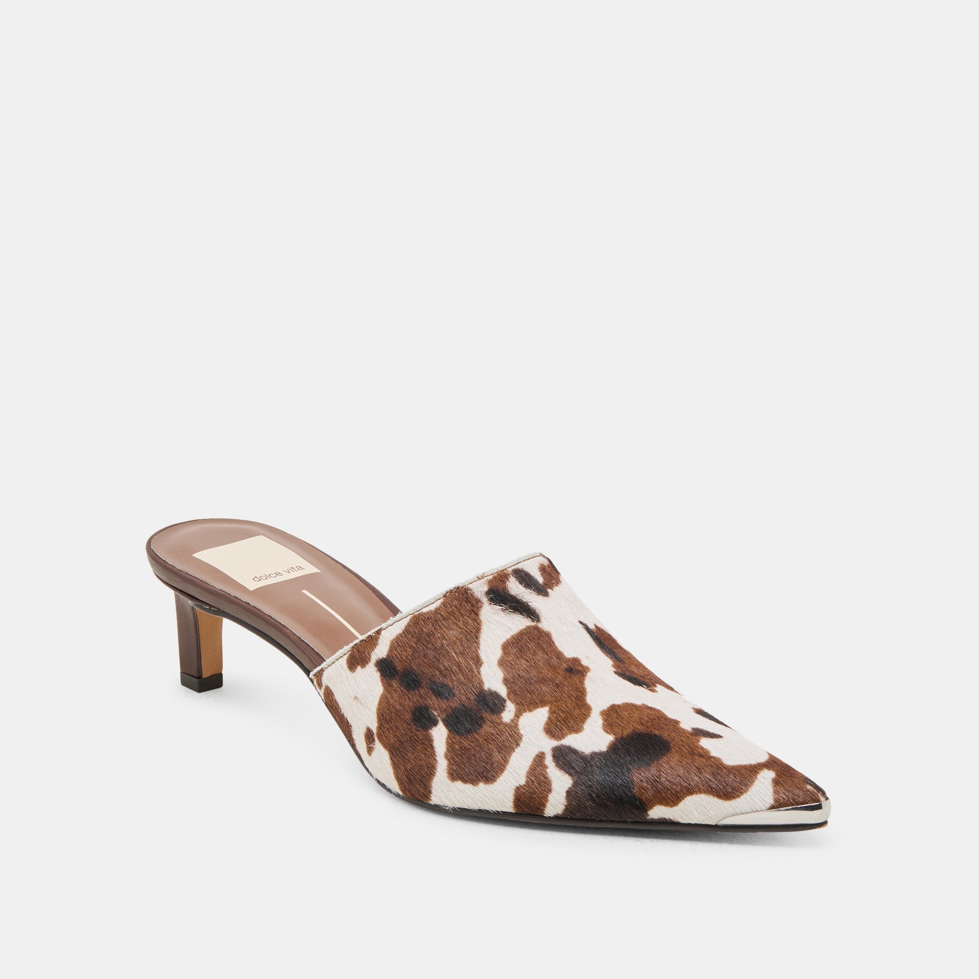 Dolce Vita Lexy Cocoa Taurus Calf Hair Heels