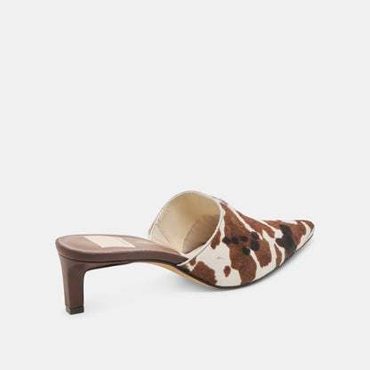 Dolce Vita Lexy Cocoa Taurus Calf Hair Heels