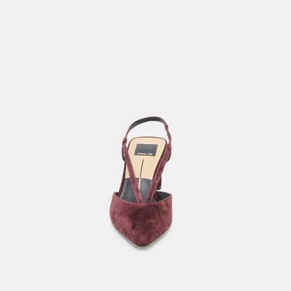 Dolce Vita Ginay Mulberry Suede Heels