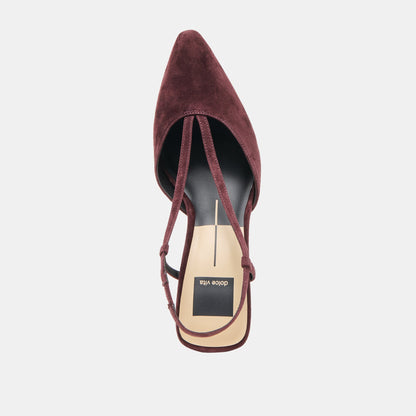 Dolce Vita Ginay Mulberry Suede Heels