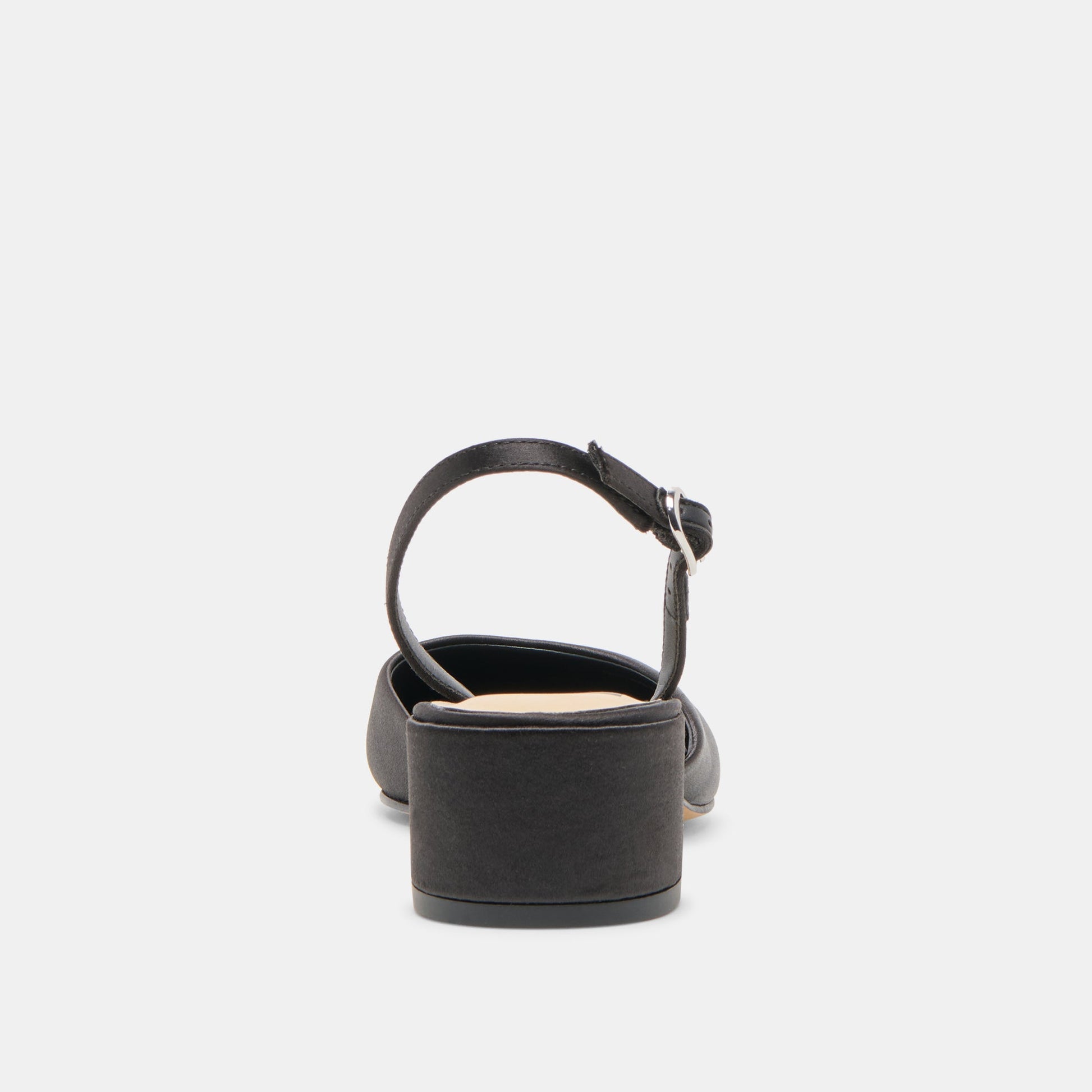 Dolce Vita Carel Onyx Satin Heels