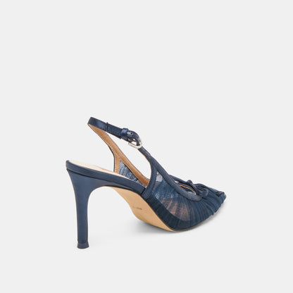 Dolce Vita Yela Navy Tulle Heels